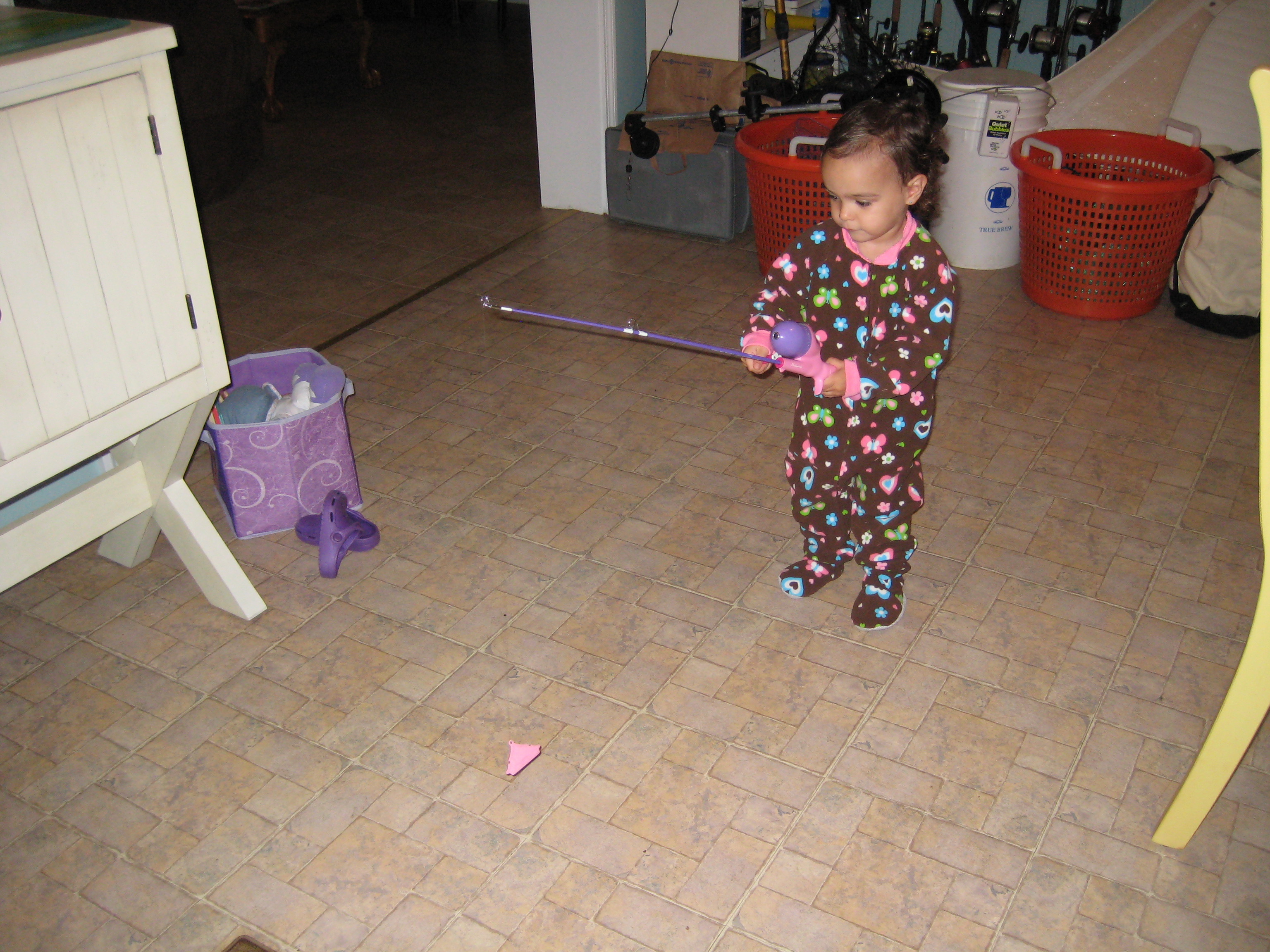 A little practice the night before.