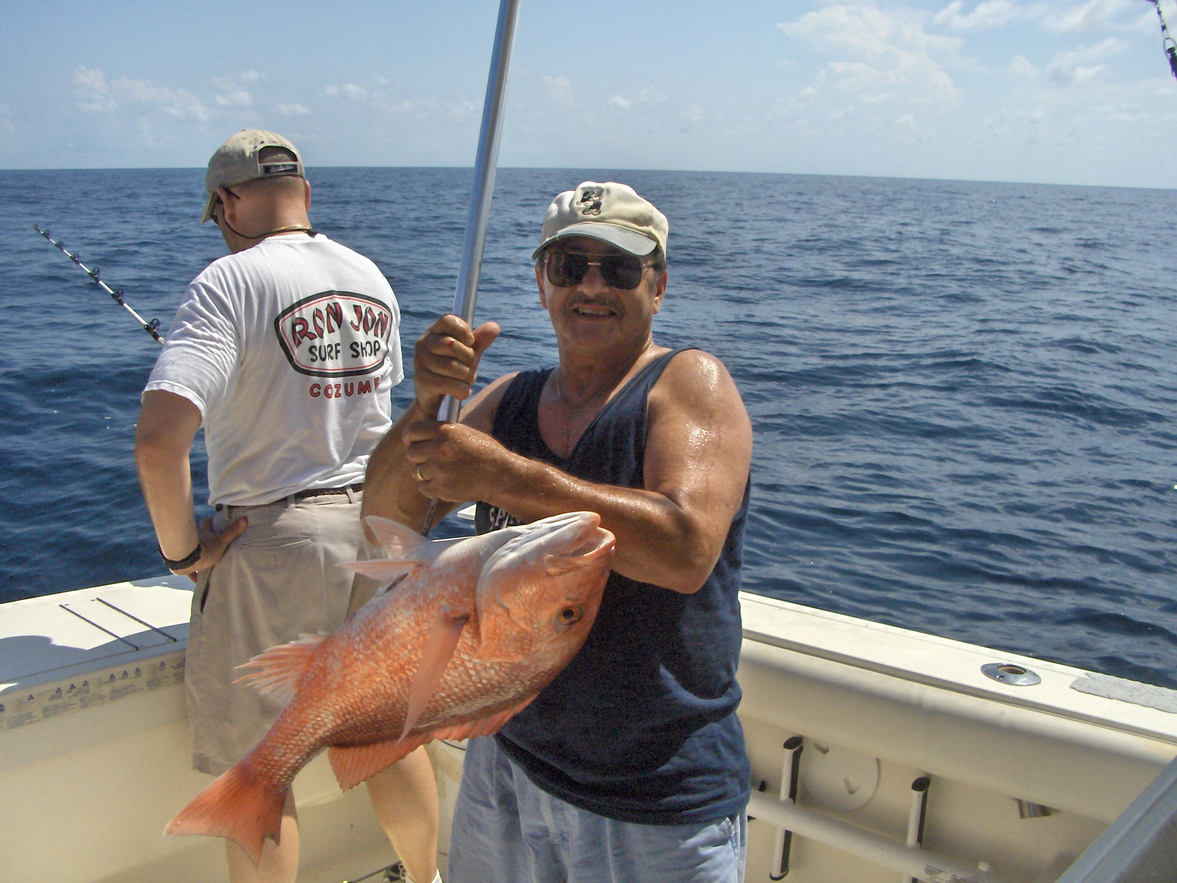 Ron with his Big Snapper!