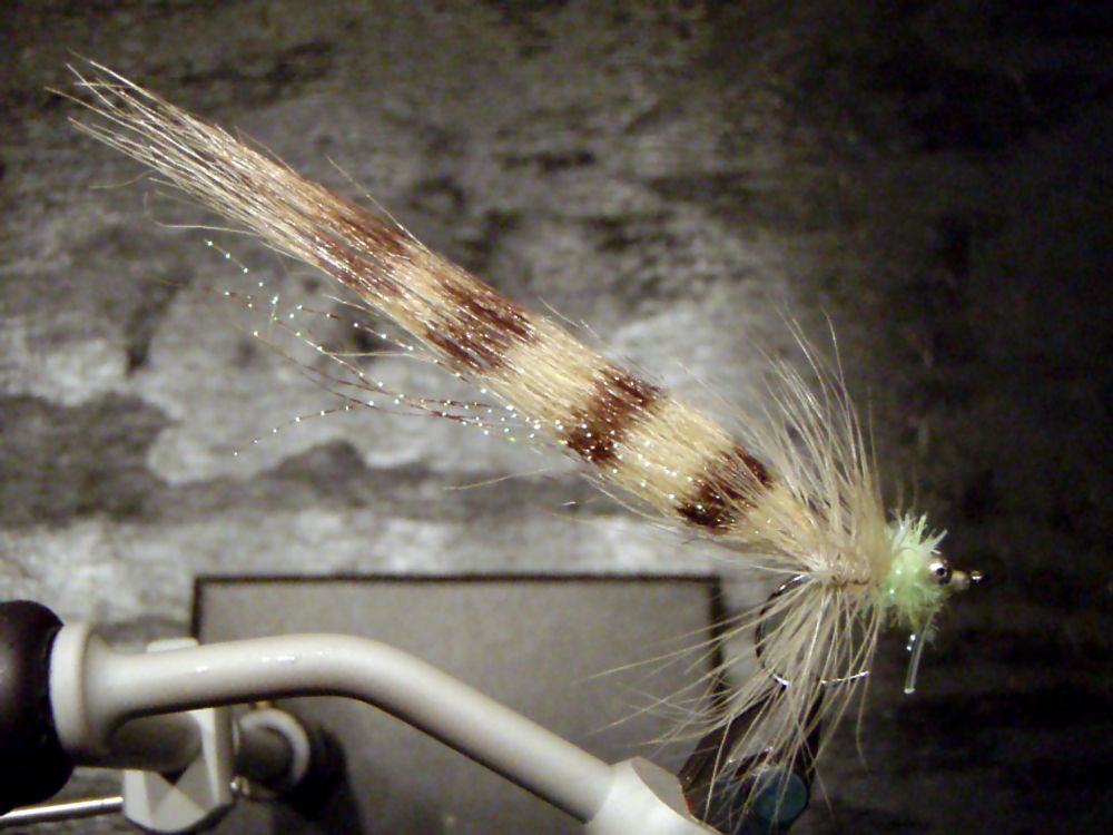 tan craft fur shrimp
