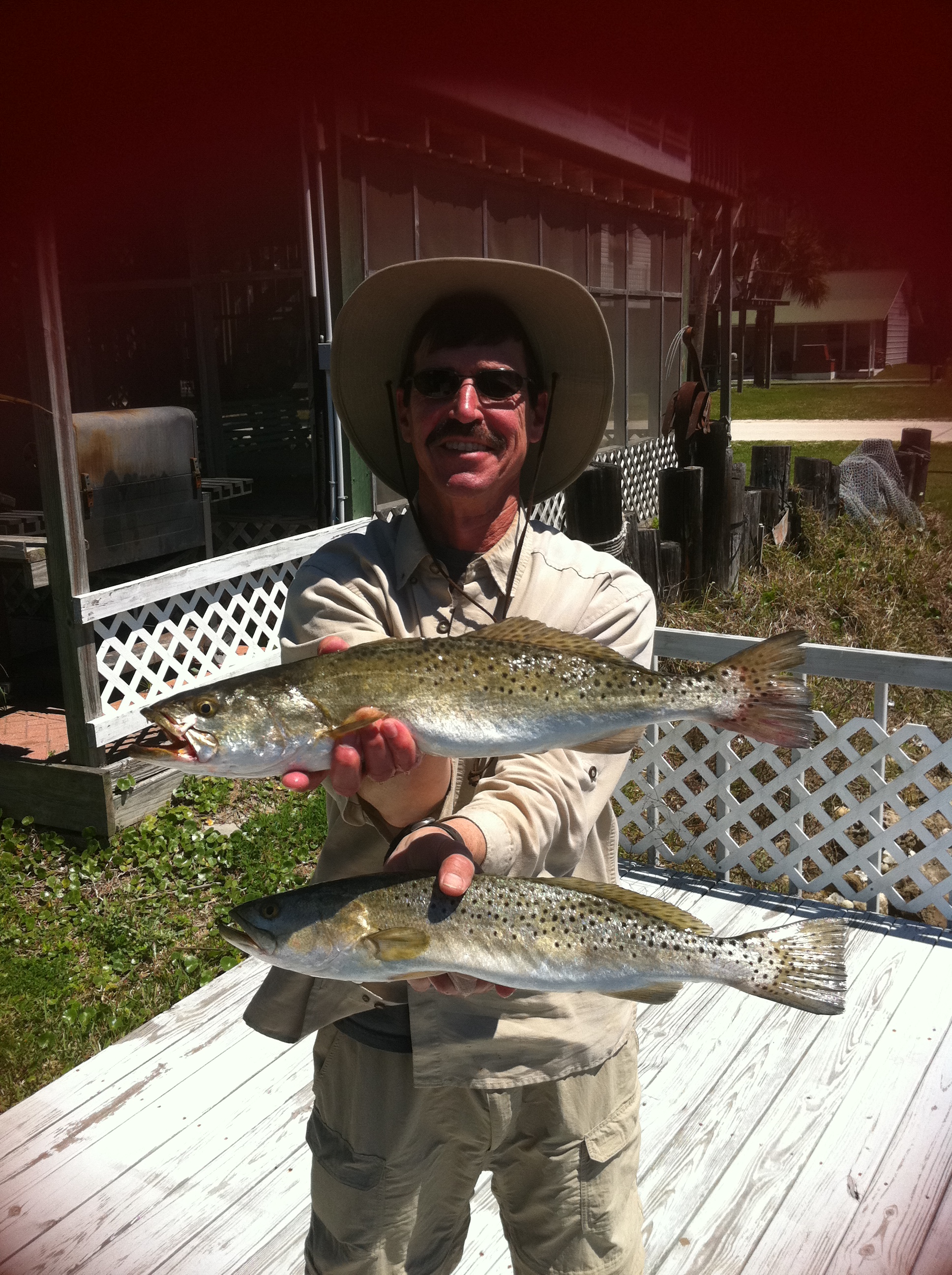 JG with two nice fish