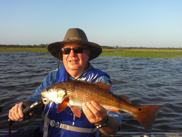 Seth's Dad with his redfish.