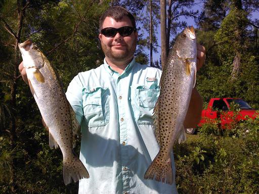 My two best trout from day 1.