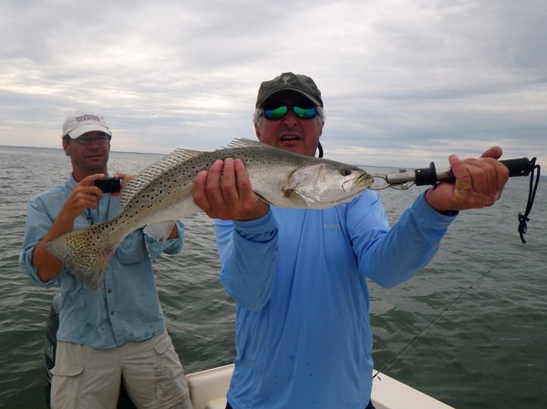 Mike and a nice trout