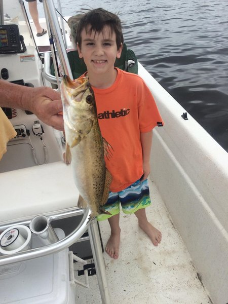 My son caught this 19.5&quot;