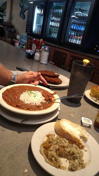 Red beans and rice was great !!