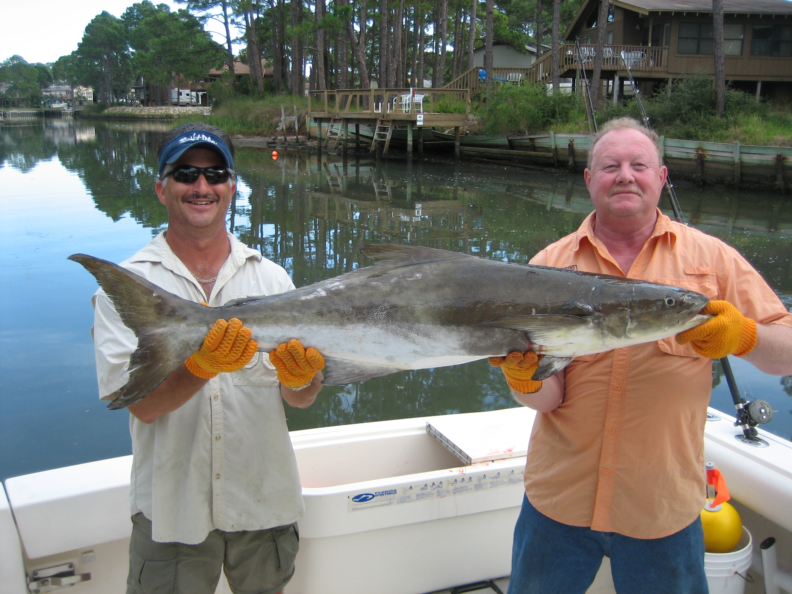 Steve and I with the catch of the day!