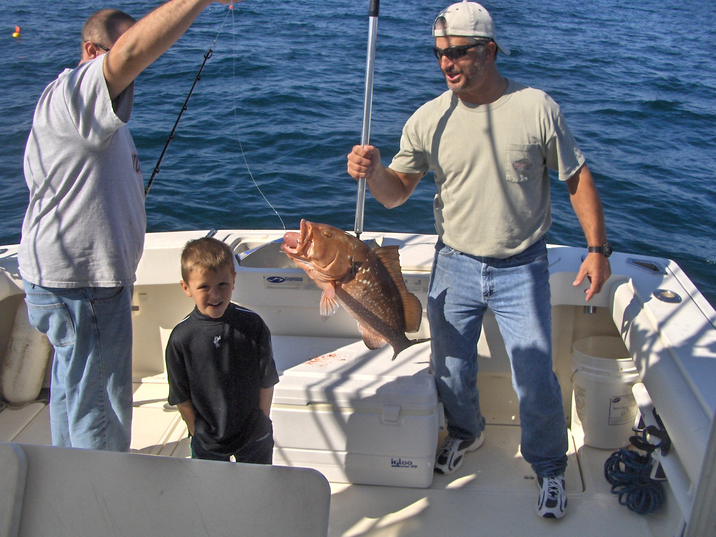 A decent Red Grouper for Kendall Smith!