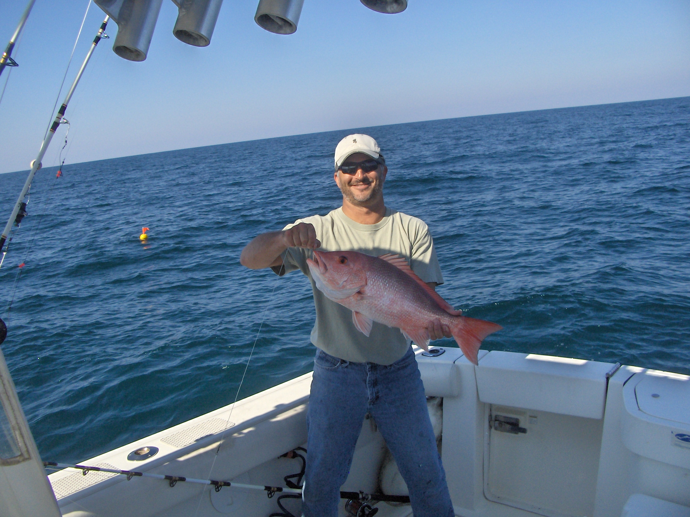 One of the many typical Red Snapper that we released!