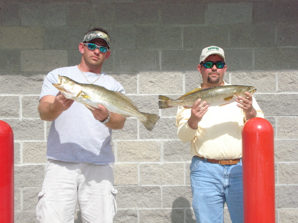 DownTime and ReelCowboy with the winning trout.